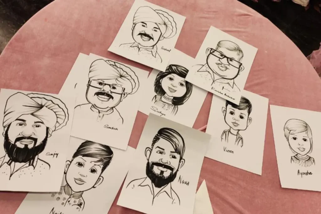 Caricature artist in mumbai