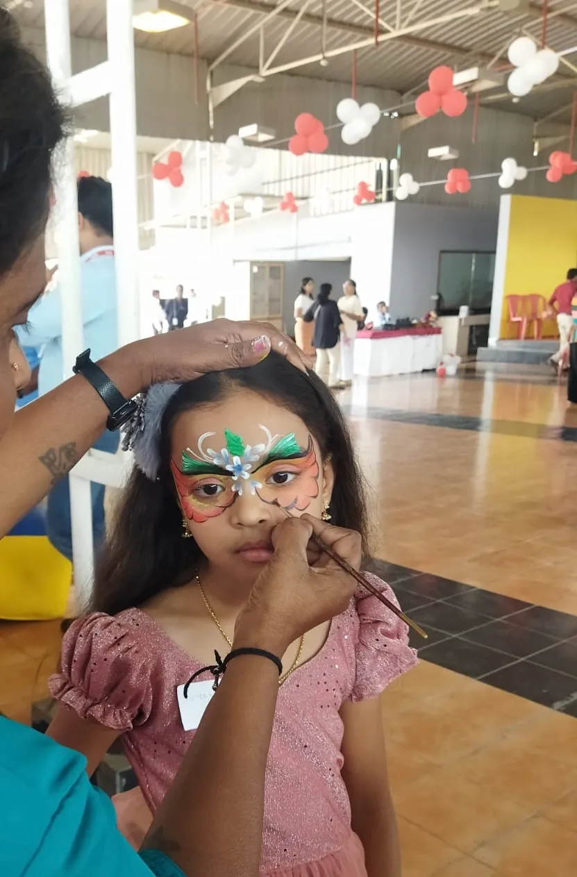 Face painting artist in Thane for wedding
