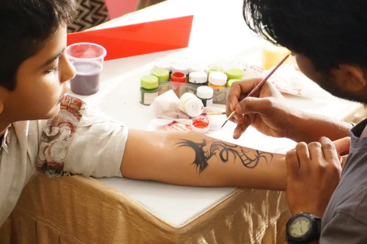 tattoo artist for birthday party