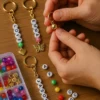 name beads keychain making in hyderabad Name Beads Keychain Making
