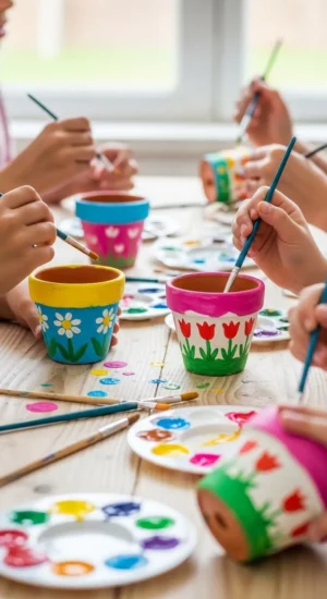 pot painting in hyderabad Pot Painting Activity