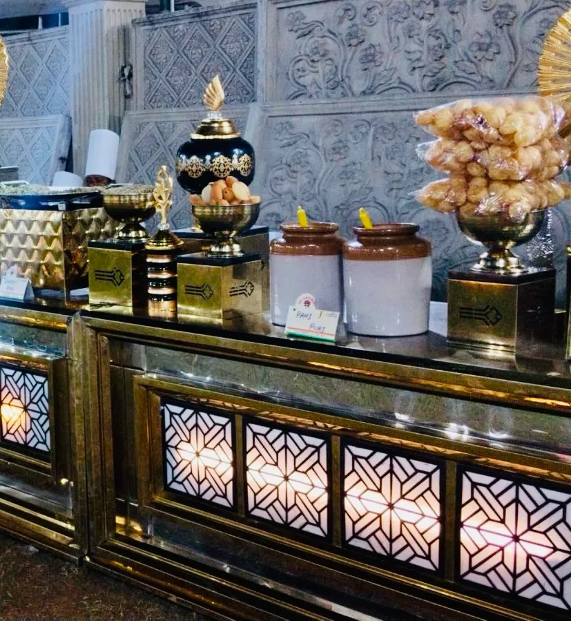 live chaat counter corporate event