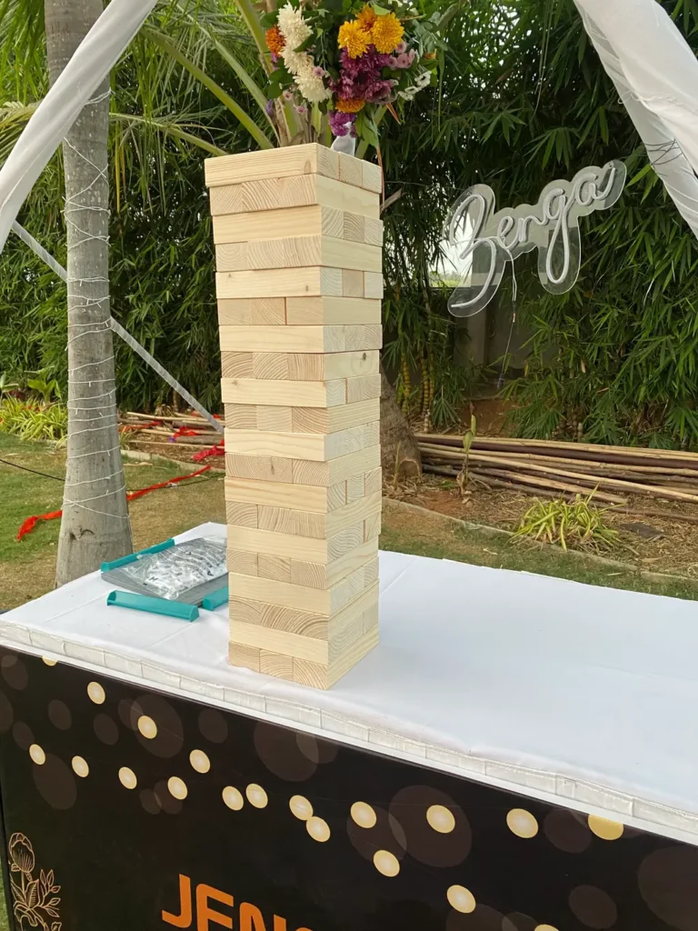 giant jenga game in hyderabad