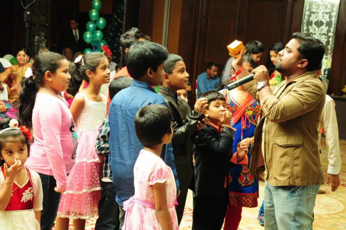 Anchor for birthday party in Mysore